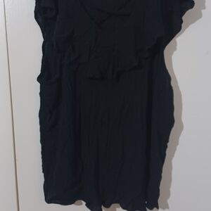 Torrid Black Ruffled Women's Blouse